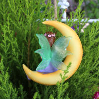 Colgante De Resina Hecho a Mano 1pcs Amor Puro Fae De La Luna Decoración De Jardín Para Día De San Valentín Y Regalo Familiar - details 2
