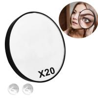 Espejo De Maquillaje Redondo Con Aumento De 10/20/30x Y Dos Ventosas Para Eliminar Acné Herramienta De Cosméticos - details 5
