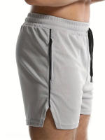 Shorts De Running Para Hombre Estilo Verano Deporte Fitness Malla Secado Rápido Transpirable Entrenamiento Pantalones De Sudor - details 17