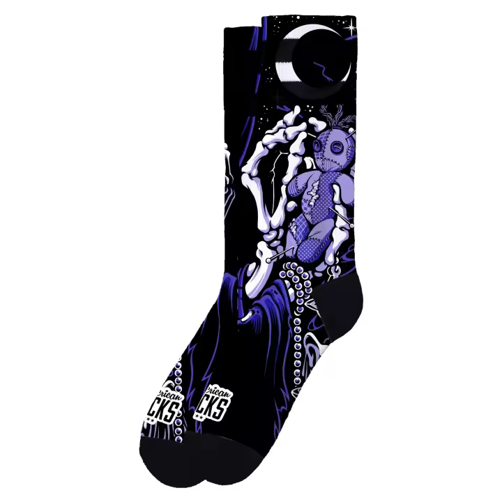 Calcetines American Socks Negros Voodoo Mid High Signature Socks - 1