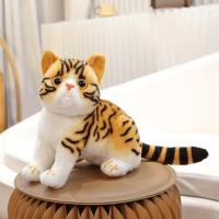 Muñeco De Peluche Realista Gato American Shorthair Simulación Juguete De Gato Bonito Decoración Para El Hogar Regalo Para Mascotas - details 3