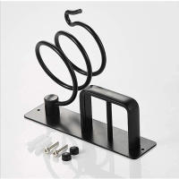 Soporte De Secador De Pelo Montado En La Pared De Aluminio Organizador De Accesorios De Baño Para Lápices De Rizado Y Liso Instalación Con Tornillos - details 2