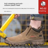 Zapatos De Seguridad Para Hombre Con Punta De Acero Transpirables Antideslizantes Cómodos Y Protegidos Contra Aislamiento 6KV - details 5