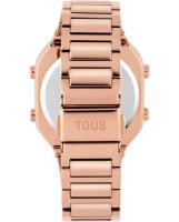 Reloj digital de mujer D-BEAR con brazalete de acero IPG dorado rosa - details 1
