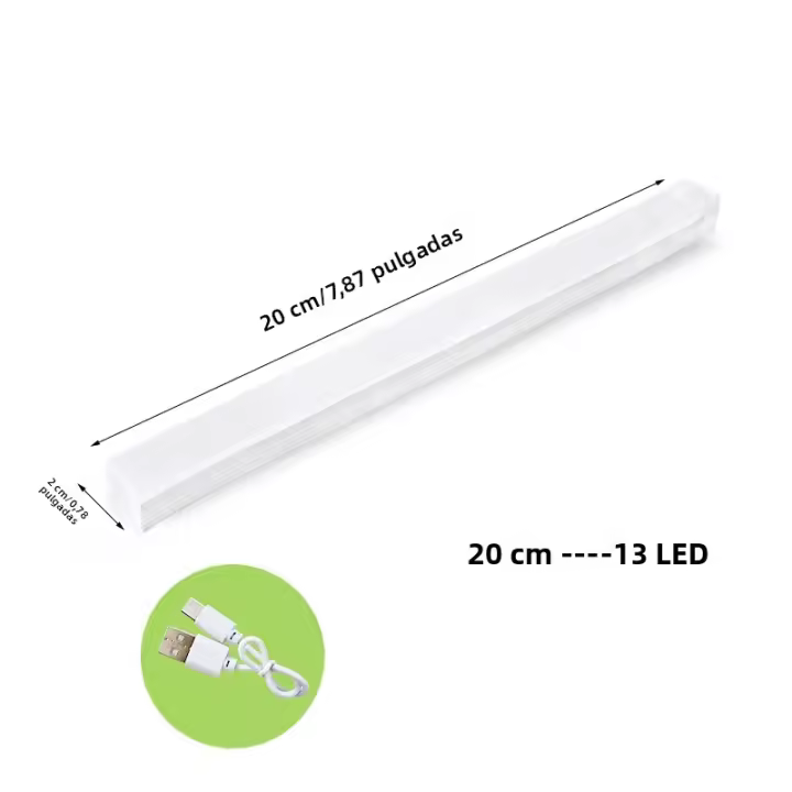 Lámpara Nocturna LED Inalámbrica Con Sensor De Movimiento Para Armario Cocina Dormitorio Luz De Escalera Y Detector De Luz De Gabinete - 1