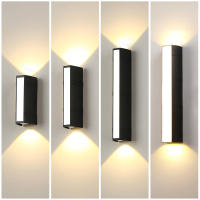 Lámpara de pared para exteriores Nueva 2025, impermeable, para patio, Puerta, balcón, lámpara de pared exterior, iluminación Aplique de Doble Techo median-Aplique de Tres Vías IP54 grosor 7cm alto 22cm 6,5 cm - details 1