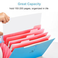 Carpeta De Archivo A4 Multicapa En Colores Azúcar Organizador Grande De Capacidad Estilo Coreano Sencillo Para Oficina Y Material PP - details 5