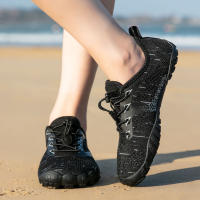 Zapatos De Agua Para Hombres Y Mujeres Cómodos Y Respirables Zapatos De Playa Con Secado Rápido Para Río Mar Acorazado De Microfibra Talla Verdadera Para Adultos Suela De Goma - details 6