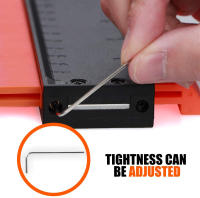 Herramienta De Replicación De Contorno Para Madera Y Azulejos Ruler De Medición Irregular Duplicador De Formas No Ajustable Lock - details 10