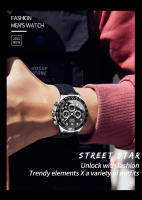 Reloj De Lujo Para Hombre OLEVS Cronógrafo Resistente Al Agua Luminoso Reloj Deportivo De Marca Top Con Fecha Y Fase De La Luna Material De Correa De Goma Y Caja De Acero Inoxidable - details 12