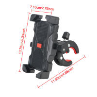 Soporte Ajustable Y Giratorio Para Motos Compatible Con iPhone Samsung Huawei Xiaomi Soporte Para GPS Navegación DVR Cámara - details 13
