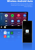 Adaptador De Auto Android Carplay Wireless 2en1 Smart Dongle Ai Box Para MG GT MG5 RX5 GS ZP Hector MG Ei5 ZS EV Gloster Marvel R Soporte Original Con Cable - details 5
