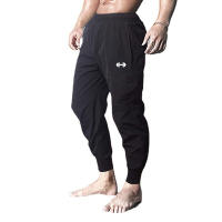 Pantalones De Entrenamiento Para Hombre Ultrafinos Y Secado Rápido Cintura Alta Elasticidad Ajuste Suave Y Largo Para Gimnasio Y Deportes - details 2