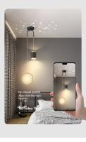 Lámpara Colgante LED Moderna Para Habitación Estilo Estelar Luna Y Estrella Iluminación Pendente Para Dormitorio Decoración De La Cama - details 3