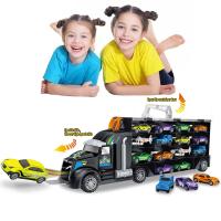 Contenedor De Coches De Modelos Para Niños Camión De Almacenamiento De Juguetes De Ingeniería Para Niños Regalo De Cumpleaños Para Boys - details 2