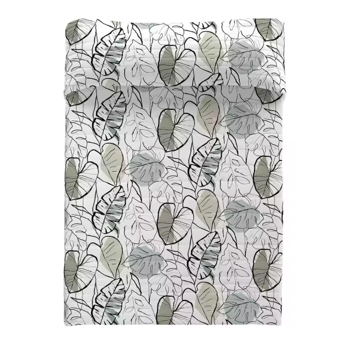 COLCHA BOUTI MONSTERA NATURALS FABRICADO EN ESPAÑA - 1