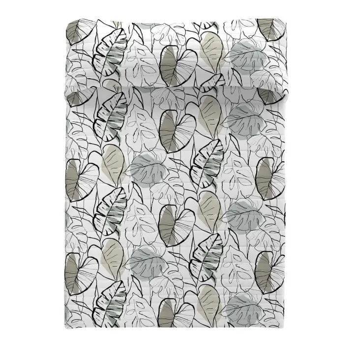 COLCHA BOUTI MONSTERA NATURALS FABRICADO EN ESPAÑA - 1