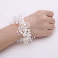 Diadema De Boda Bohemia Para Niñas Adorno De Cabello Con Perlas Y Flores Guirnalda De Novia Aro De Cabeza Joyería De Pelo Regalos Para Niños Estilo Moda Primavera Verano - details 7