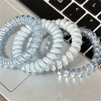 4pcs/set Elásticos Para El Cabello En Forma De Teléfono Azul Y Morado Accesorios De Cabello Lindos Y Dulces Para Mujeres - details 8