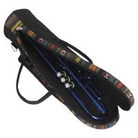Estuche De Tela Oxford Impermeable Con Estampado De Rayas Coloridas Para Trumpet IRIN Bolsa De Transporte Para Instrumentos De Brass Con Manija - details 7