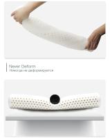 Almohada De Látex Natural Thai Para Dormir De Lado 86-90% Relajante Cilindro Para Mujeres Embarazadas Adultos Y Niños Cama Suave Y Confortable - details 6