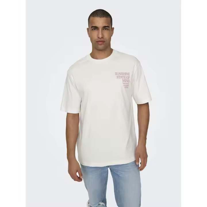 Only & Sons Camiseta De Manga Corta Kenny Rlx Text - 1