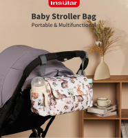 Bolsa De Diaper INSULAR Para Bebé Niño Y Niña Impermeable Y Multifuncional Con Estampado Cartoon Accesorio Para Carrito De Compras - details 0
