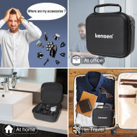 Kensen 5 En 1 Afeitadora Eléctrica 7D Cabeza De Corte Flotante Recargable Kit De Afeitado Para Hombres IPX6 Impermeable Trimmer De Barba - details 8