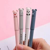 Lápices De Gel Borrables 0.5mm 37/57 Piezas Conjunto De Animales Panda Refacciones De Plástico Lavables Suministros Escolares Y De Oficina Estación De Trabajo - details 2