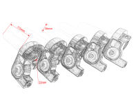 Juego De Manillar Rápido Para Motocicleta 22MM 7/8' Para Bicicletas De Tierra Y ATV Piezas De GPX SDG Manija De Acelerador De Gasolina - details 1