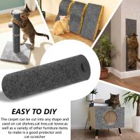 Tablero De Afilado Para Gatos Autoadhesivo Protección De Sofá Antisalpicaduras Juguete Para Gatos Material De Tela Ajustable - details 0