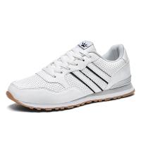 Zapatos De Correr Clásicos Para Hombres 2024 Mocasines Deportivos Ligeros De Cuero Transpirables Y Cómodos Para Exterior Y Casual - details 5