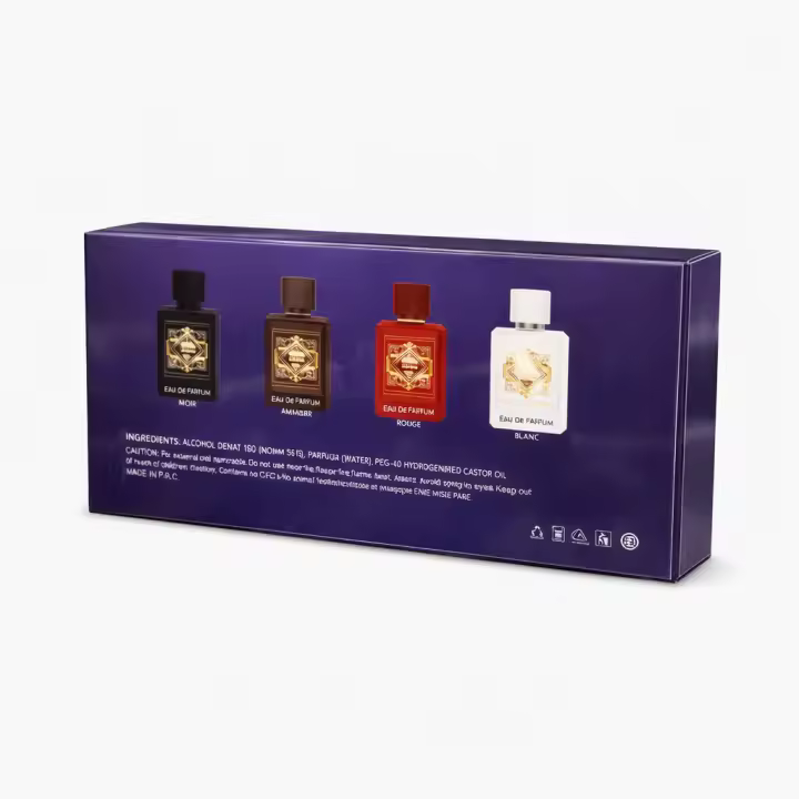 Set Perfumes Hombre Eau de Parfum 30ml x4 Fragancias Masculinas Intensas Larga Duración Estuche Regalo Elegante Mini Perfumes Viaje Uso Diario y Noche 120ml Total - 1