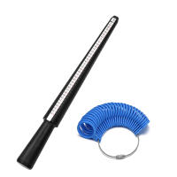 1pcs Herramienta Profesional De Joyería Mando De Anillo Palanca De Dedo Medidor De Tamaño UK/US Para Conjuntos De Herramientas De Joyería DIY - details 9