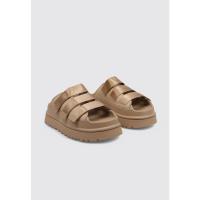 UGG GoldenGlow Slide Sandalias Con Plataforma Mujer Marrón - details 0