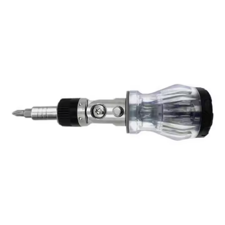 6 in 1 multi-angle ratchet screwdriver multi-batch ratchet multi-tool set cross head one word hexagonal combination - 1