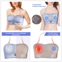 Sujetador De Masaje Para El Pecho Con Vibración Instrumento De Mejora Del Seno Alwafore PU+Cotton Linen Relajación Y Masaje Para El Breast - details 3