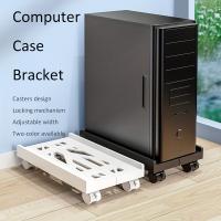 Soporte Ajustable Para CPU Móvil Con 4 Ruedas De Aluminio Ventilado Soporte Para Torre De PC Con Ruedas De Aluminio Soporte Para Computadora De Escritorio - details 0