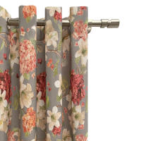 Cortina confeccionada Ollados metálicos Paula Gris. Esta cortina translúcida aporta luz y estilo a cualquier estancia. Su diseño moderno la convierten en la elección ideal. ¡Disfruta de la calidad y el diseño español! Fabricado en España - details 2