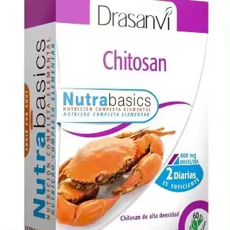 CHITOSÁN 60 CAPSULAS DRASANVI - Ayuda a Absorber Grasas - 1