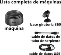 Mini Camara Espia 1080P HD Mini WiFi Oculta Camaras de Vigilancia sin Cables Camara Seguridad Vigilancia Cámara Espía Invisible para Ver En El Movil Interior Spy CAM con Detección de Movimiento, camara vigilancia wifi interior - details 3