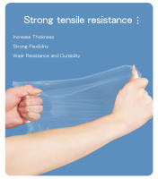 Paquete De 100 Bolsas De Plástico Reciclables Con Cierre De Ziplock Transparentes Para Almacenamiento De Alimentos Tamaño Variado Eco-amigables - details 4