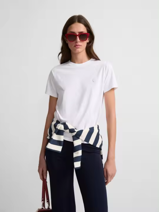 Silbon - Camiseta woman sunny raqueta blanca - 1