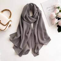 Pañuelo De Mujer IROJEFF De Seda Poliéster 2025 Hijab De Lino Premium Maxi Wrap Estilo Elegante Color Sólido Protección Solar - details 52