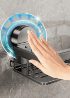 Estante De Baño De Succión Sin Perforar Organizador De Pared Para Ducha Y Lavabo Soporte Para Shampoo De Aluminio Espacial Gris Armario De Baño - details 3