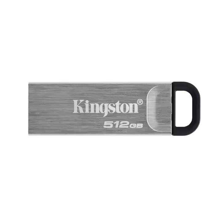 Kingston technology datatraveler kyson usb flash drive 512 gb usb type a 3.2 gen 1 (3.1 gen 1) silver - 1