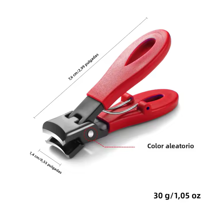 Tijeras De Uñas Con Gran Mandíbula 8mm Abertura Acero Inoxidable Para Uñas Gruesas Y Duras Herramientas De Manicura Antisalpicaduras Para Dedos Y Pies - 1