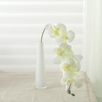 Orquídea De Mariposa Artificial Largarama Para Decoración De Casa Boda Navidad DIY Corona De Navidad Flores De Seda Para Cortina Y Pared - details 2
