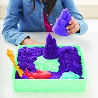 SPIN MASTER - Kinetic Sand - Set Sandbox: con Arenero, 454 g de Arena Mágica Morada y 4 Accesorios - Kit Manualidades Niños - 6067477 - Juguetes Niños 3 Años + - details 3