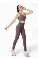 Leggings De Yoga Para Mujer De Cintura Alta Push up Fitness Running Energía Sin Costuras Leggings De Gimnasio Para Chica - details 6
